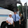 Portraits by Kimberly > Our tour guide, Michelle, bus driver Bob and chaperones exiting bus #1